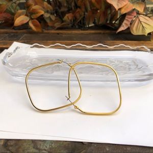 Anthropologie Rhombus Hoops